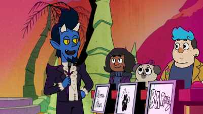 Here we have Barry, Norman,
and a little snowman-looking creature. - Dead End: Paranormal Park