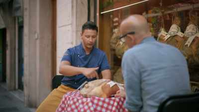 Here you have fiocco - Stanley Tucci: Searching for Italy