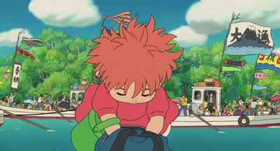 Here, have some milk. - Ponyo