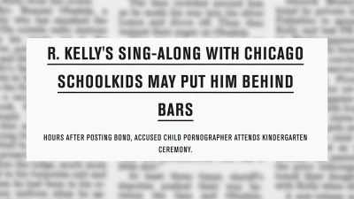 Here he is being prosecuted - Surviving R. Kelly