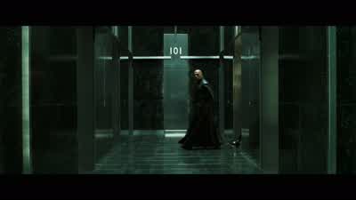 Here he is at last. - The Matrix Reloaded