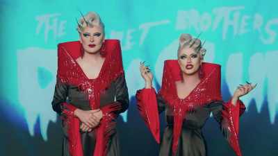 Here to help us judge
tonight's floorshow - The Boulet Brothers' Dragula: Titans