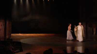 Here, here, here he comes.
O, sweet duck - RSC Live: Troilus and Cressida