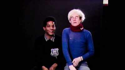 - Here, here. You look too guarded.
- Oh, okay. - The Andy Warhol Diaries