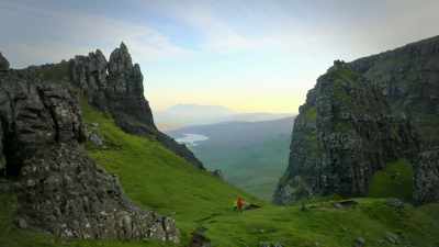 Here, hikers take to the highlands - Europe From Above