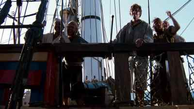 -Here.
-Hunter. - Treasure Island