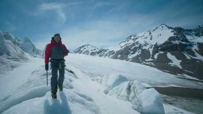 Here I am on the Turnback
Glacier that Sir Ernest
Shackleton and his - Shackleton: The Greatest Story of Survival