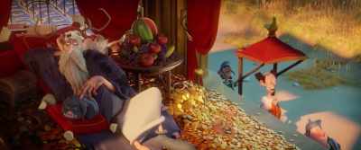 Here I am - Senator Kai Frontiine Tomcrus.
And y asked me... - Asterix: The Secret of the Magic Potion