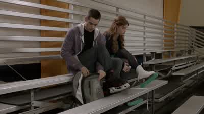 Here. I'm wearing blue. - Teen Wolf