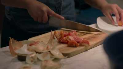 Here in this kitchen,
with her mom and sister, Mae, - Superhot: The Spicy World of Pepper People