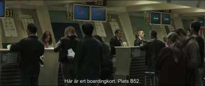 Here, this is your boarding card. - The Invisible Guest