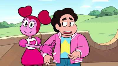 Here she is,
my new best friend, Spinel. - Steven Universe: The Movie