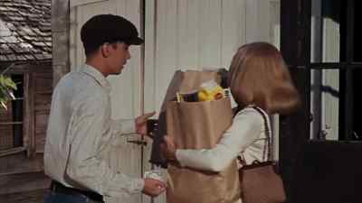 Here, ma'am, let me help you with...
those bags are heavy. - Bonnie and Clyde