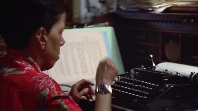 Here on the quiet page I'm master - The Year of Living Dangerously