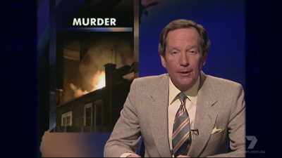 Here, Police investigating
last night's fire - The Real Manhunter
