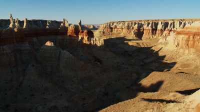 Here, roasted by the sun and blasted
by the wind, the rocks disintegrate, - Seven Worlds, One Planet