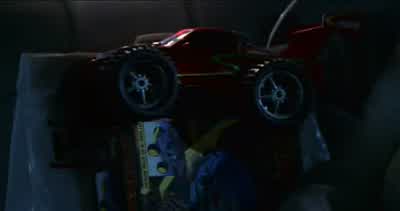 Here. Hide it in the toy car. We'll slip it right past airport security. - Home Alone 3