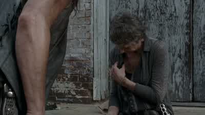 Here. I'm fine. - The Walking Dead
