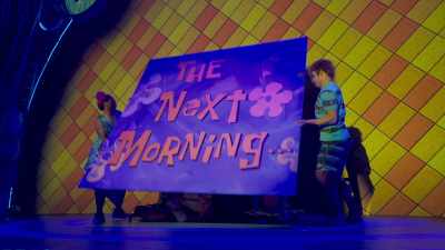 'Here we see SpongeBob, - The SpongeBob Musical: Live on Stage!