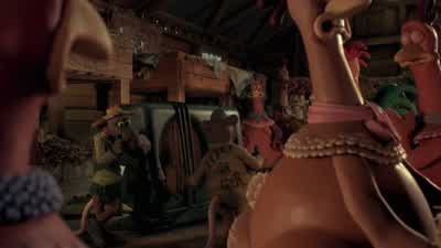 Here she is Ask and you shall receiveThat's biblical That's real craftsmanshipSolid as a rocklt's supposed to do that - Chicken Run
