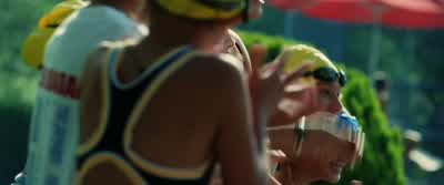 - Here. - Stand here near the finish line. OK. - Man on Fire