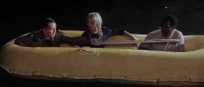 Here, start paddling. - Assault on a Queen