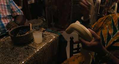 Here, take this chicken leg,
put it over your door. - Mona Lisa and the Blood Moon