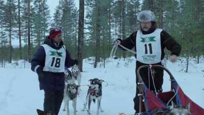 Here, take this rope, take it
around those trees down there, - The Finnish Line