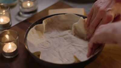 Here is the bottom layer
just eased into the bowl. - Nigella: At My Table
