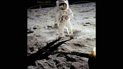 Here, the difference in light
is already visible to the naked eye, - American Moon