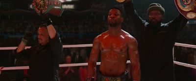Here is the former golden gloves
champion - Creed III