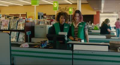 Here. Then next one. That'll be three dollars. - Lady Bird