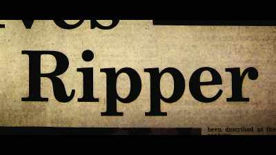 Here we had a man - The Ripper