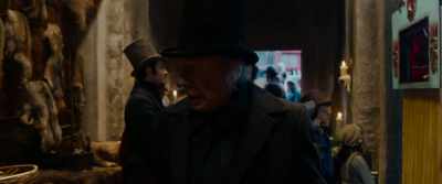 - Here?
- Yes. Gathering inspiration. - The Man Who Invented Christmas