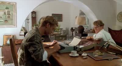 Here You always type your lettersThat should be two T's I can't write and I can't spellIt's the privilege of a first class education - The Talented Mr  Ripley