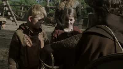 Here, you can touch him. - Vikings