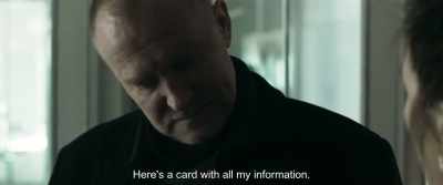Here's a card with all my information. - The Marco Effect