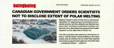 Here's a case where
the Canadian government - The Lost Century: And How to Reclaim It