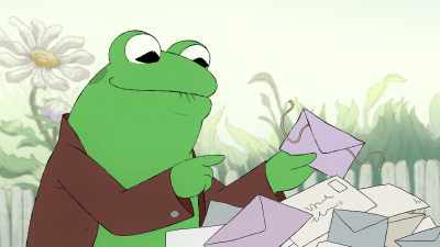 Here's a letter from Robinwith a piece of shiny string. - Frog and Toad