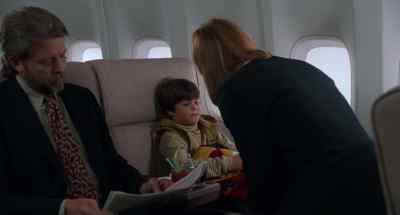 - Here's a pin for flying with us.
- Thank you. - Sleepless in Seattle