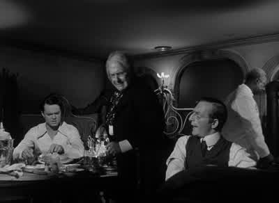 Look Mr Carterhere is a three column headline in the ChronicleWhy hasn't the Inquirer a three column headlineThe news wasn't big enough Mm hmmMr Carter if the headline is big enough it makes the news big enoughThat's right Mr Kane - Citizen Kane