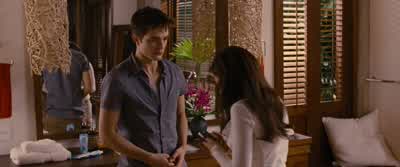 Alice ALICE BellaAre you all rightI'm not 100 sureWhy What's wrong I justYou just whatAlice what did you seeHere's CarlisleCARLISLE Bella what's going onI don't know I'm a little worriedCan vampires go into shockHas Edward been harmedNoI know that it's - The Twilight Saga: Breaking Dawn - Part 1