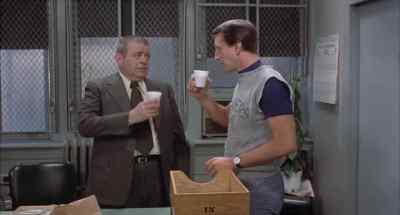 - Here's your coffee, boss.
- Relax. - The Seven Ups