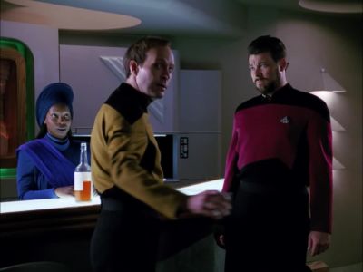 Here's to insubordination. - Star Trek: The Next Generation
