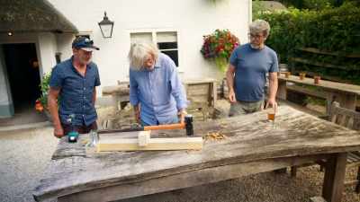 Here's your nut.Yeah. - James May and the Dull Men