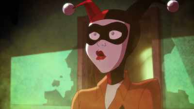 Here's your present. [Blowing] - Harley Quinn