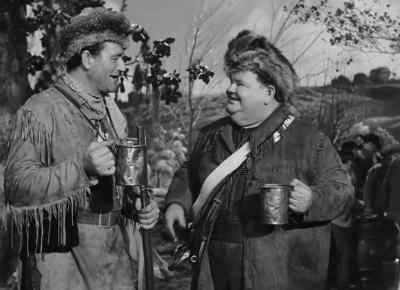 Here's something for your throat. - The Fighting Kentuckian