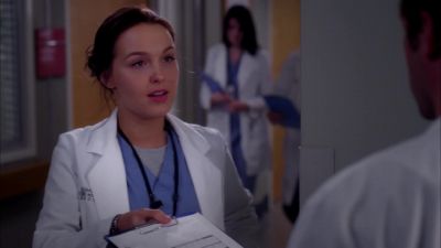 Here's the recheck on
the calcium level you asked for. - Grey's Anatomy