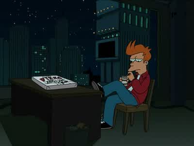 Here's to another lousy millennium. - Futurama