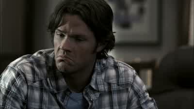 Here's where the guy fell through the roof. - Supernatural